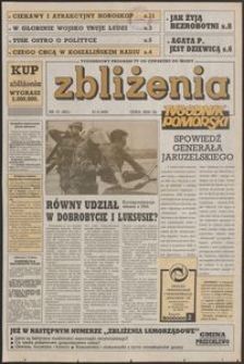 Zbliżenia : Tygodnik Pomorski, 1992, nr 21