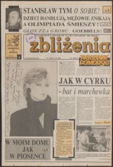 Zbliżenia : Tygodnik Pomorski, 1992, nr 33