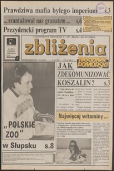 Zbliżenia : Tygodnik Pomorski, 1992, nr 40