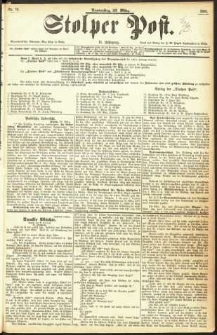 Stolper Post Nr. 70/1893