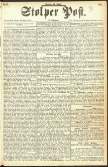 Stolper Post Nr. 87/1893