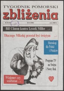 Zbliżenia : Tygodnik Pomorski, 1992, nr 52/53