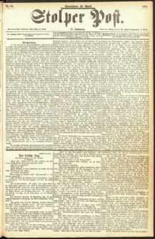 Stolper Post Nr. 88/1893