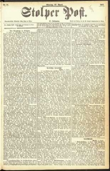 Stolper Post Nr. 89/1893