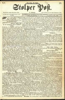 Stolper Post Nr. 92/1893