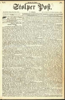 Stolper Post Nr. 93/1893