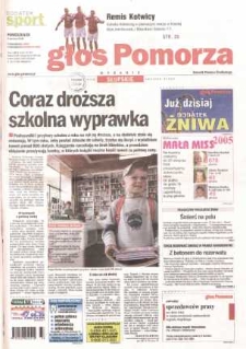 Głos Pomorza, 2005, sierpień, nr 183