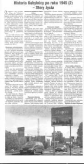 History of Kobylnica after 1945 (1) - Spheres of life