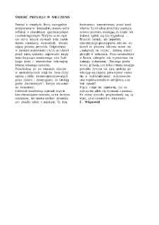 Śmierć przyjęły w milczeniu...