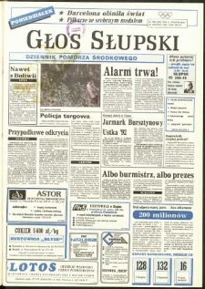 Głos Słupski, 1992, sierpień, nr 186