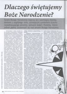 Dlaczego świętujemy Boże Narodzenie