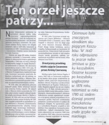 Ten orzeł jeszcze patrzy...