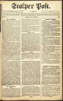 Stolper Post Nr. 29/1911