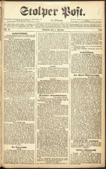 Stolper Post Nr. 31/1911