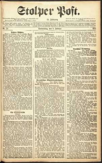 Stolper Post Nr. 34/1911