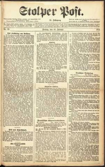 Stolper Post Nr. 35/1911