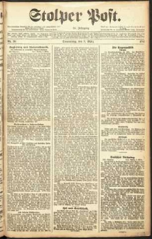 Stolper Post Nr. 58/1911