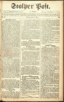 Stolper Post Nr. 68/1911