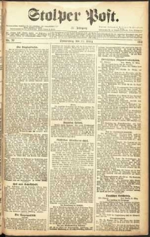 Stolper Post Nr. 70/1911