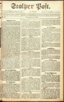 Stolper Post Nr. 74/1911