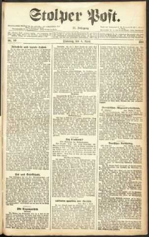 Stolper Post Nr. 80/1911