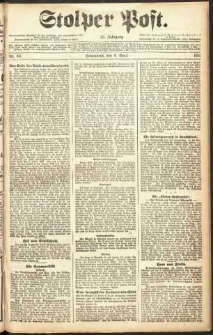Stolper Post Nr. 84/1911