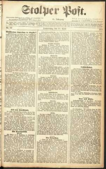 Stolper Post Nr. 92/1911