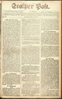 Stolper Post Nr. 94/1911
