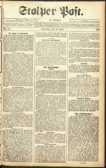 Stolper Post Nr. 100/1911