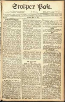 Stolper Post Nr. 109/1911
