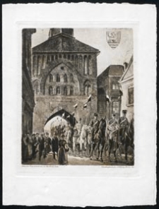 [Karta dań na bankiet ku czci załogi Żaglowca Szkoleniowego Niobe w restauracji Waldkater w dniu 28.VIII.1927 roku]