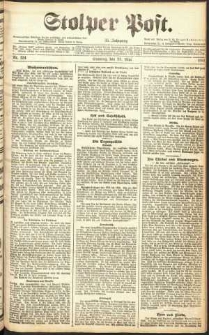 Stolper Post Nr. 124/1911