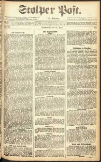 Stolper Post Nr. 134/1911
