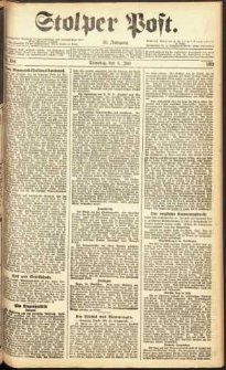 Stolper Post Nr. 154/1911