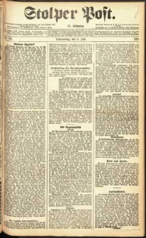 Stolper Post Nr. 156/1911
