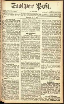 Stolper Post Nr. 166/1911