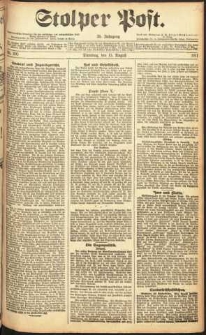 Stolper Post Nr. 190/1911