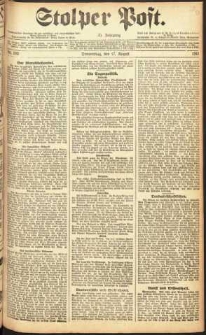 Stolper Post Nr. 192/1911