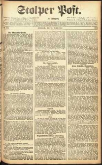 Stolper Post Nr. 215/1911