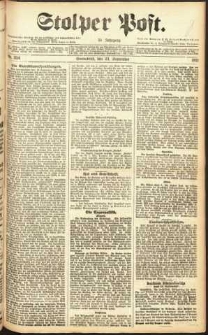 Stolper Post Nr. 224/1911