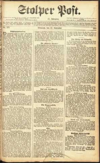 Stolper Post Nr. 275/1911