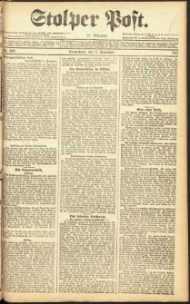 Stolper Post Nr. 289/1911