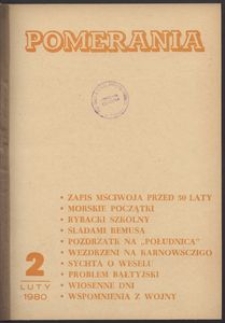 Pomerania : miesięcznik społeczno-kulturalny, 1980, nr 2
