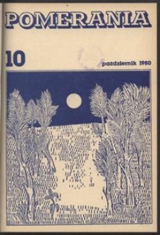 Pomerania : miesięcznik społeczno-kulturalny, 1980, nr 10