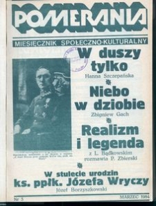 Pomerania : miesięcznik społeczno-kulturalny, 1984, nr 3