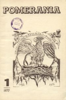 Pomerania : miesięcznik społeczno-kulturalny, 1977, nr 1