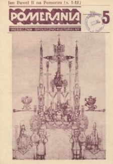 Pomerania : miesięcznik kulturalny, 1987, nr 5