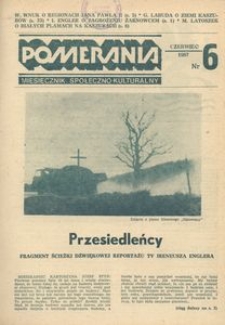 Pomerania : miesięcznik kulturalny, 1987, nr 6