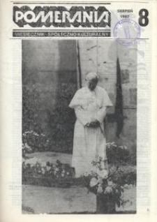 Pomerania : miesięcznik kulturalny, 1987, nr 8