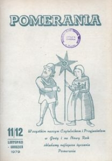 Pomerania : miesięcznik społeczno-kulturalny, 1979, nr 11-12
